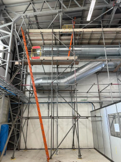 Scaffolding Around Ducting