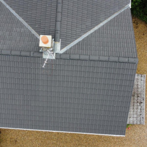 Grey Tile Strip and Re-Roof